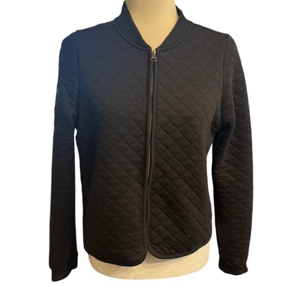 Marine Layer Jackets & Blazers - Marine Layer Corbet Quilted Bomber Jacket – Black – Size Medium